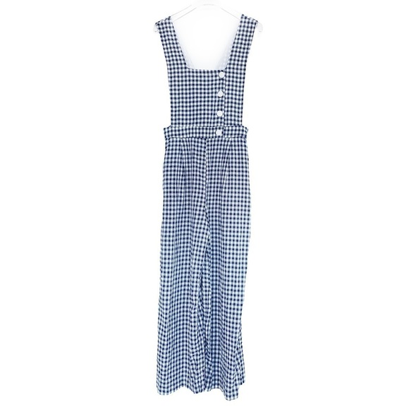 ZARA Gingham plaid checkered jumpsuit Womens size S - Picture 1 of 13